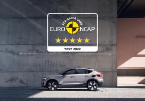 볼보 C40 리차지(Recharge), 유로앤캡(Euro NCAP) 최고 등급 획득